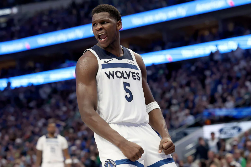 Mchezaji nyota wa Minnessota Timberwolves, Anthony Edwards maarufu kama 'Ant Man'. Amekosa fainali za NBA baada ya kutolewa na Oklahoma Thunders katika nusu fainali.
